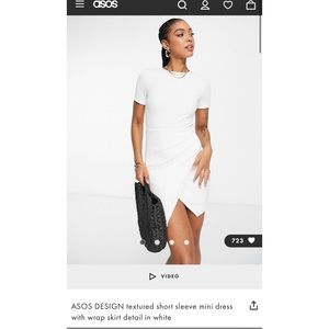 *SOLD* White dress from asos brand new never worn